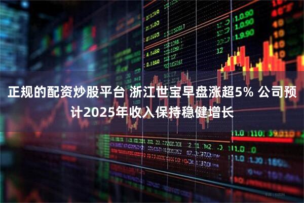正规的配资炒股平台 浙江世宝早盘涨超5% 公司预计2025年收入保持稳健增长